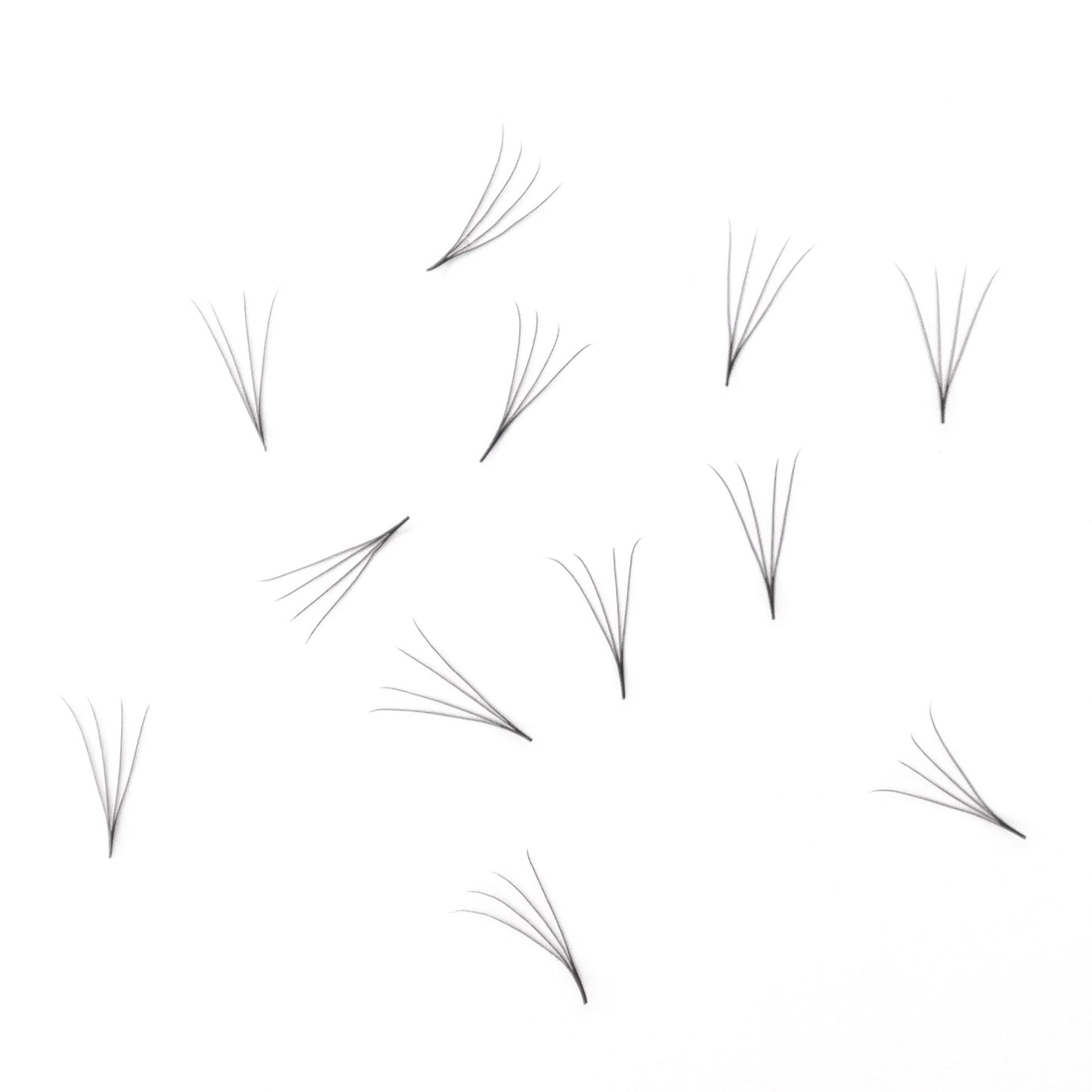4D Pro-made volume 1000 loose fans (0.07mm) Pointy base