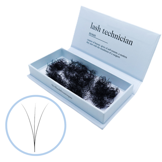 3D Pro-made volume 1000 loose fans (0.10mm) Pointy base