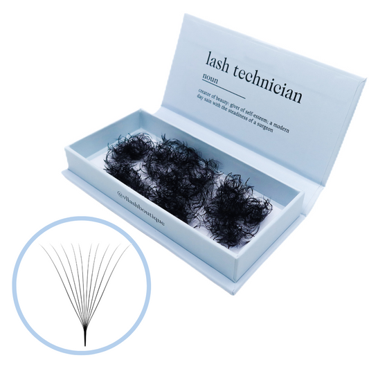 10D Pro-made volume 1000 loose fans (0.05mm) Pointy base